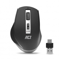 Act Multi-Connect wireless Mouse black/grey, USB/Bluetooth