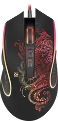 Defender Venom GM-640L RGB Gaming Mouse black, USB