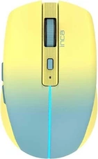 Inca IWM-511RS wireless Mouse yellow/blue, USB/Bluetooth