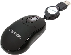 LogiLink Optical Retractable Mouse, USB