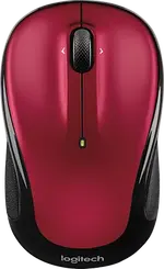 Logitech M325s wireless Mouse red/black, USB