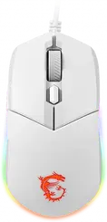 MSI Clutch GM11 Gaming Mouse white, USB