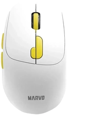 Marvo Scorpion M809W wireless Gaming Mouse white, USB/Bluetooth