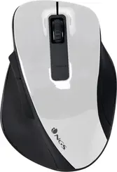 NGS Bow wireless Ergonomic Mouse white, USB