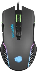 Natec Fury Hustler Gaming Mouse grey/black, USB