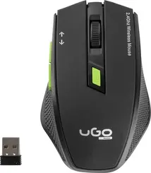 Natec uGo home MY-04 wireless Mouse black/green, USB
