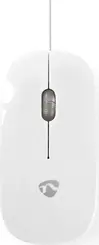 Nedis wired Optical Mouse, white, USB