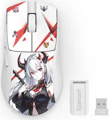 Redragon M916 EISA K1NG Pro 1K 3-Mode wireless Gaming Mouse white/Anime Girl, USB/Bluetooth