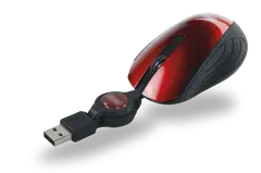 Sweex MI182 Pocket Mouse red, USB