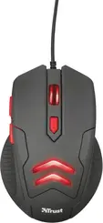 Trust Ziva Gaming Mouse with mousepad black, USB