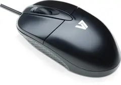 V7 Standard full-size Mouse black, USB