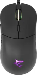 White Shark Bagdemagus Black Gaming Mouse, black, USB