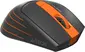 A4Tech FSTYLER Collection FG30 wireless Mouse black/orange, USB
