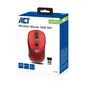 Act wireless Mouse 1600dpi red, USB