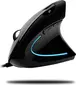 Adesso iMouse E30 wireless vertical Programmable Mouse black, USB