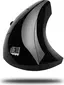Adesso iMouse E90 wireless vertical Ergonomic Mouse black, left hander, USB