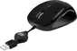 Adesso iMouse S8B Illuminated Retractable mini Mouse black, USB