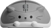 Akko x Waigua Cat Theme wireless Mouse, Gray Mimo, USB