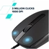 Canyon M-10 wired Mouse, black, USB