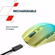 Canyon MW-44 rechargeable wireless Mouse blue/yellow, USB/Bluetooth