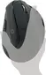 Conceptronic LORCAN03B ERGO vertical 6-button Bluetooth mouse black, Bluetooth