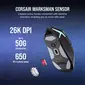 Corsair Gaming Nightsabre wireless Mouse, USB/Bluetooth