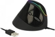 DeLOCK ergonomic USB mouse vertical black, RGB, USB