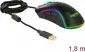 DeLOCK optical 7-button USB Gaming mouse black, RGB, USB