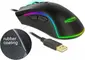 DeLOCK optical 7-button USB Gaming mouse black, RGB, USB