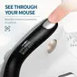 DeLUX Seeker wireless Ergonomic vertical Mouse, white, USB
