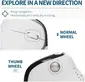 DeLUX Seeker wireless Ergonomic vertical Mouse, white, USB