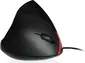 Ewent Verical Ergonomic Mouse black/red, USB