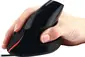 Ewent Verical Ergonomic Mouse black/red, USB