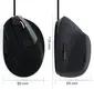 Ewent wired Ergonomic Mouse black, USB