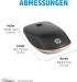 HP 410 Slim Mouse Ash Silver, black/bronze, Bluetooth