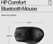 HP 480 Comfort Bluetooth Mouse black, Bluetooth
