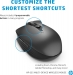 HP 635M Multi-Device wireless Mouse, Nightfall Black black/grey, USB/Bluetooth