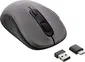 InLine mouse 3-in-1, grey/black, USB/Bluetooth