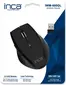 Inca IWM-500GL wireless Mouse black, USB