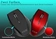 Inca IWM-500GLK wireless Mouse red/black, USB