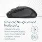 Kensington Pro Fit MY310 EQ wireless Mouse, mid-Size, black, USB/Bluetooth