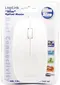 LogiLink Optical flat Mouse white, USB