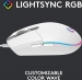 Logitech G203/G102 Lightsync white, USB