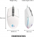 Logitech G203/G102 Lightsync white, USB