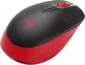 Logitech M190 Full-Size wireless Mouse red, USB