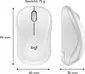 Logitech M220 Silent white, USB