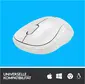 Logitech M220 Silent white, USB