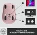Logitech MX Anywhere 3 Rose, pink, USB/Bluetooth