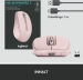 Logitech MX Anywhere 3 Rose, pink, USB/Bluetooth