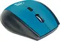 Manhattan Curve wireless Mouse blue/black, USB